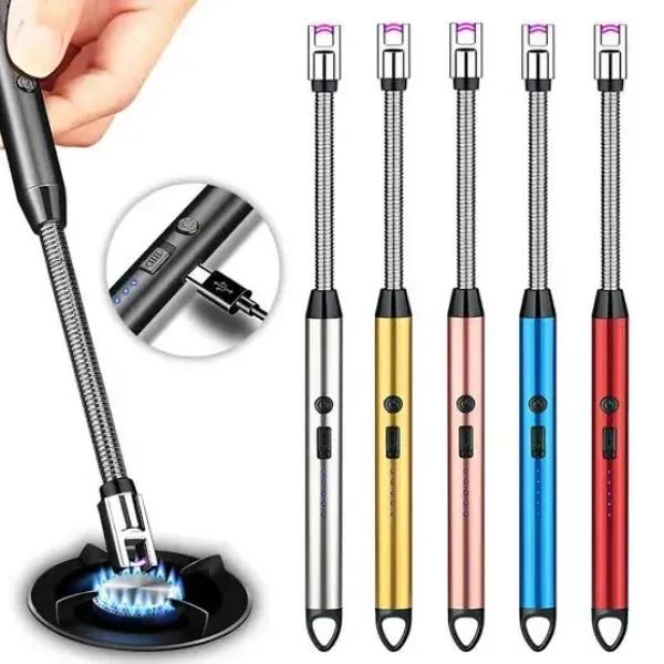 “Smart USB Rechargeable Lighter – Windproof, Flameless & Eco-Friendly for Cooking, Candles & Travel”