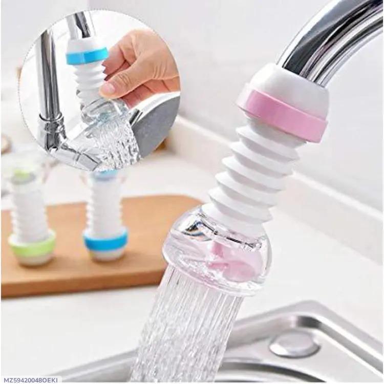 "360° Flexible Faucet Sprayer – Splash-Proof Water Saving Tap Attachment"