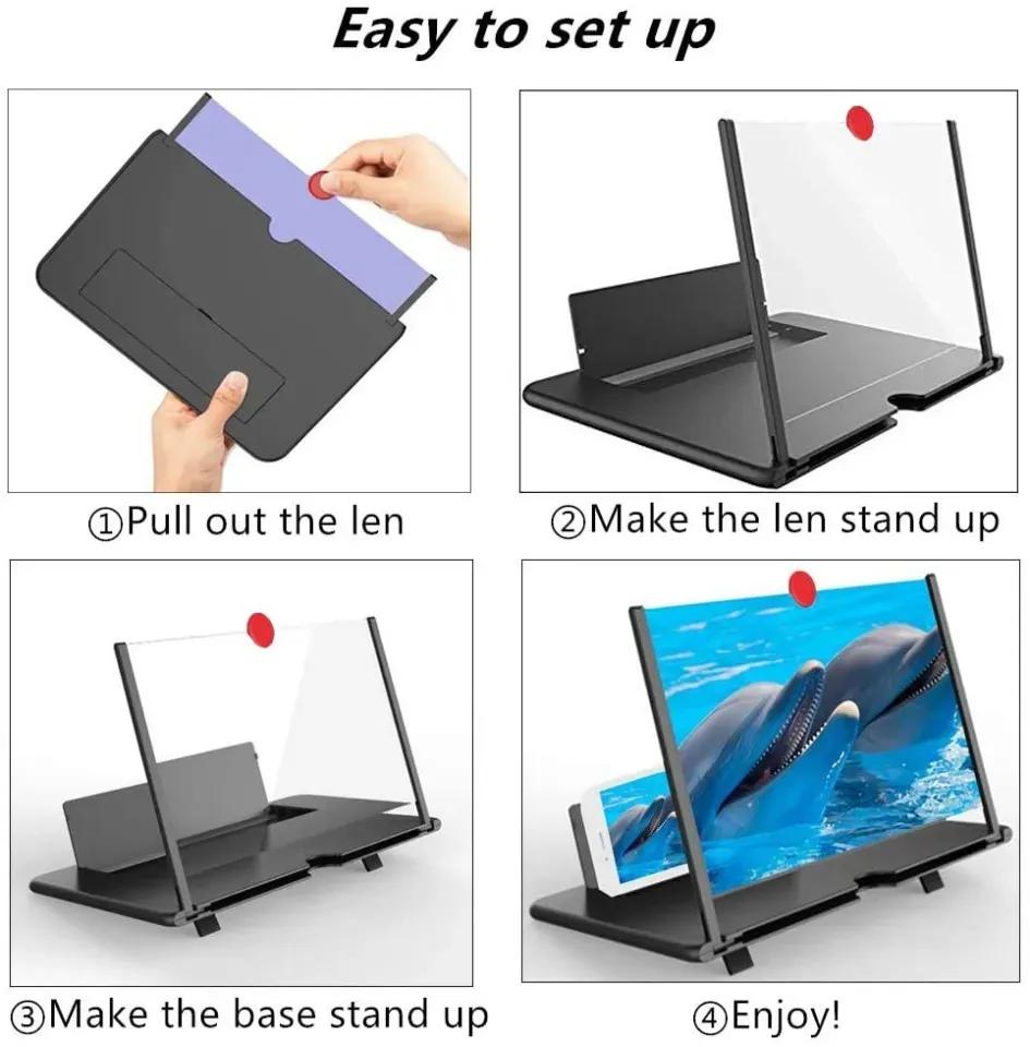 "Ultra-Clear Phone Screen Magnifier – Enjoy Big-Screen Viewing Anywhere"