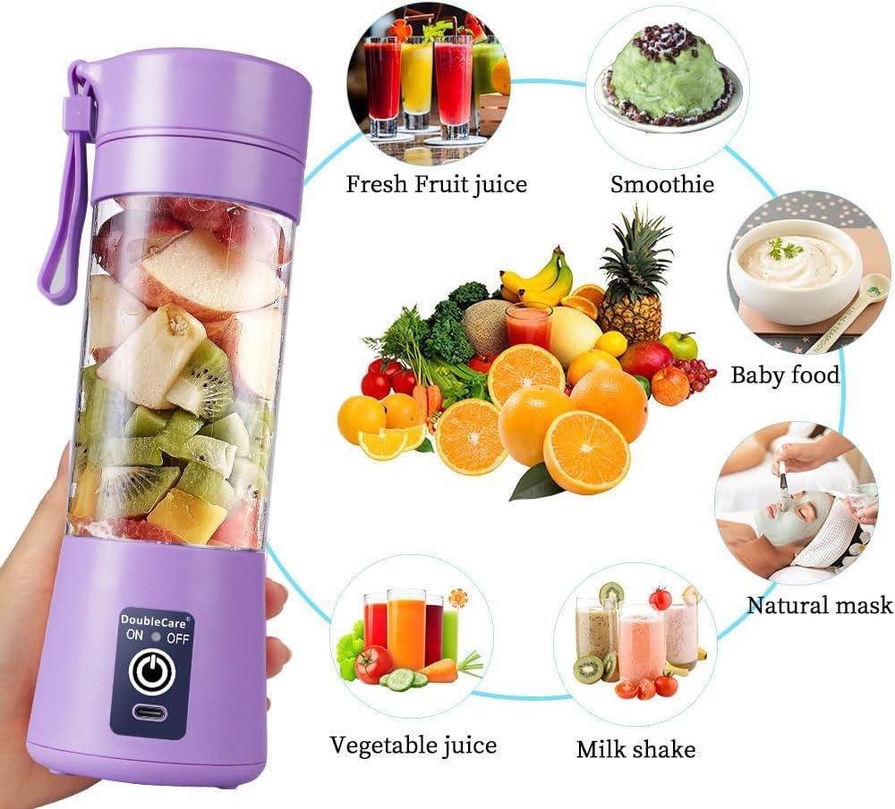 Portable and Rechargeable Electric Juicer * Blend your Favorite Fruits anywhere*
