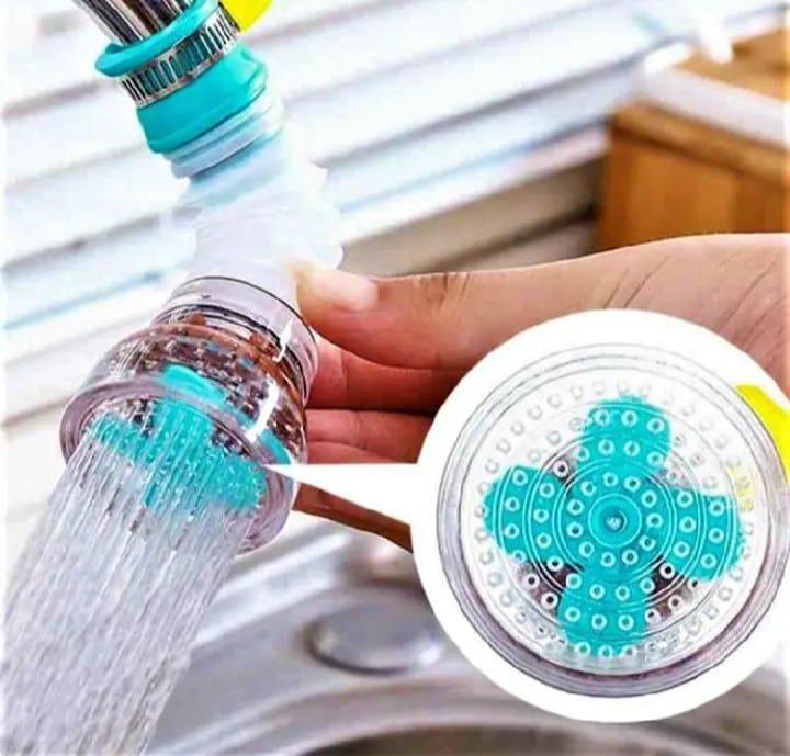 "360° Flexible Faucet Sprayer – Splash-Proof Water Saving Tap Attachment"