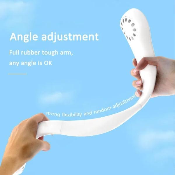"Neck Fan Wearable Cool Breeze™ – Hands-Free 360° Airflow for Instant Refreshment!"