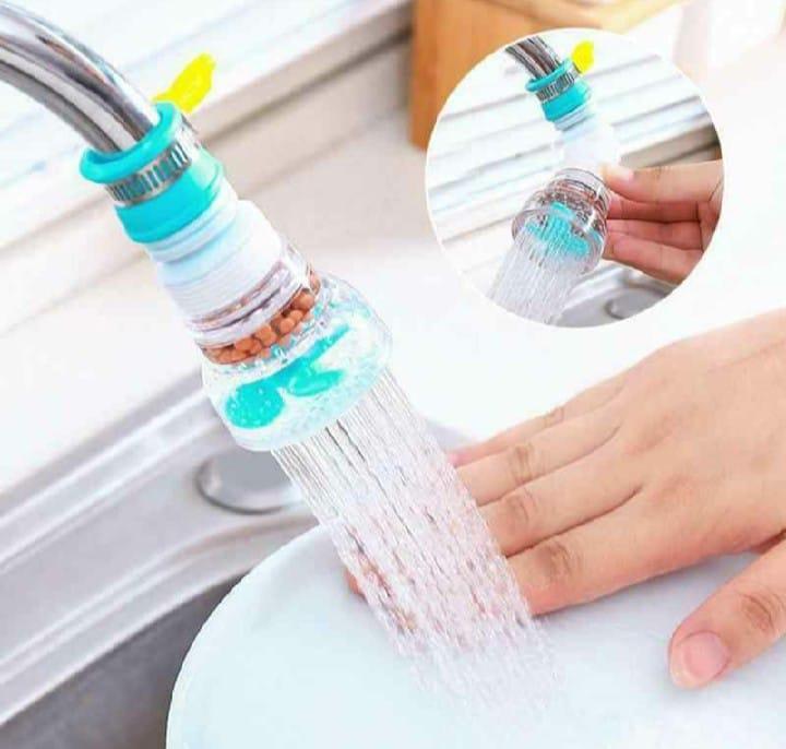 "360° Flexible Faucet Sprayer – Splash-Proof Water Saving Tap Attachment"
