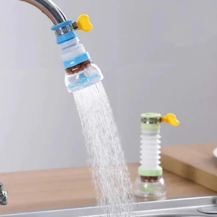 "360° Flexible Faucet Sprayer – Splash-Proof Water Saving Tap Attachment"