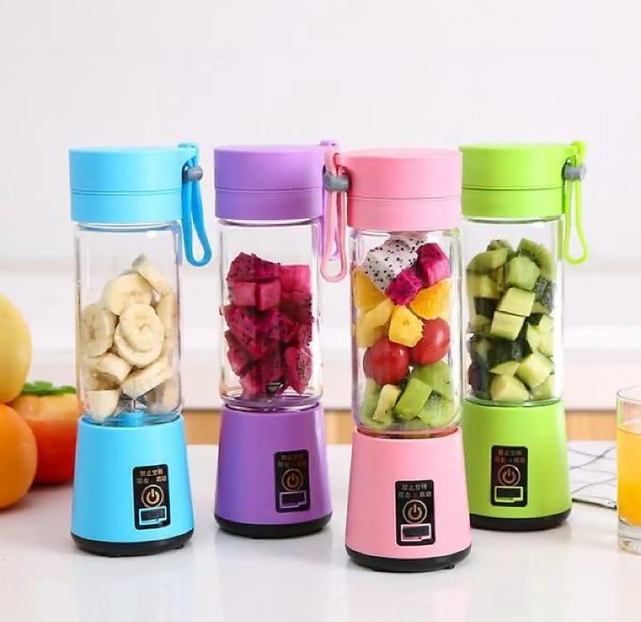 Portable and Rechargeable Electric Juicer * Blend your Favorite Fruits anywhere*