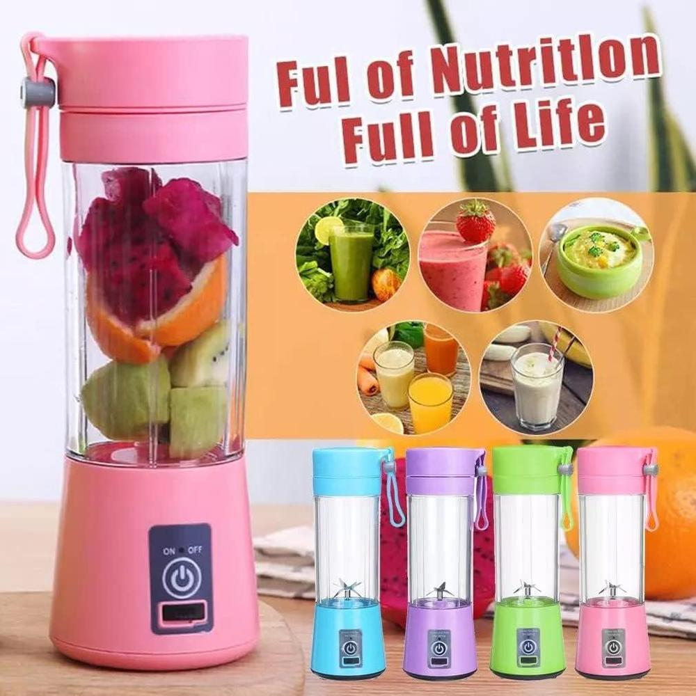 Portable and Rechargeable Electric Juicer * Blend your Favorite Fruits anywhere*